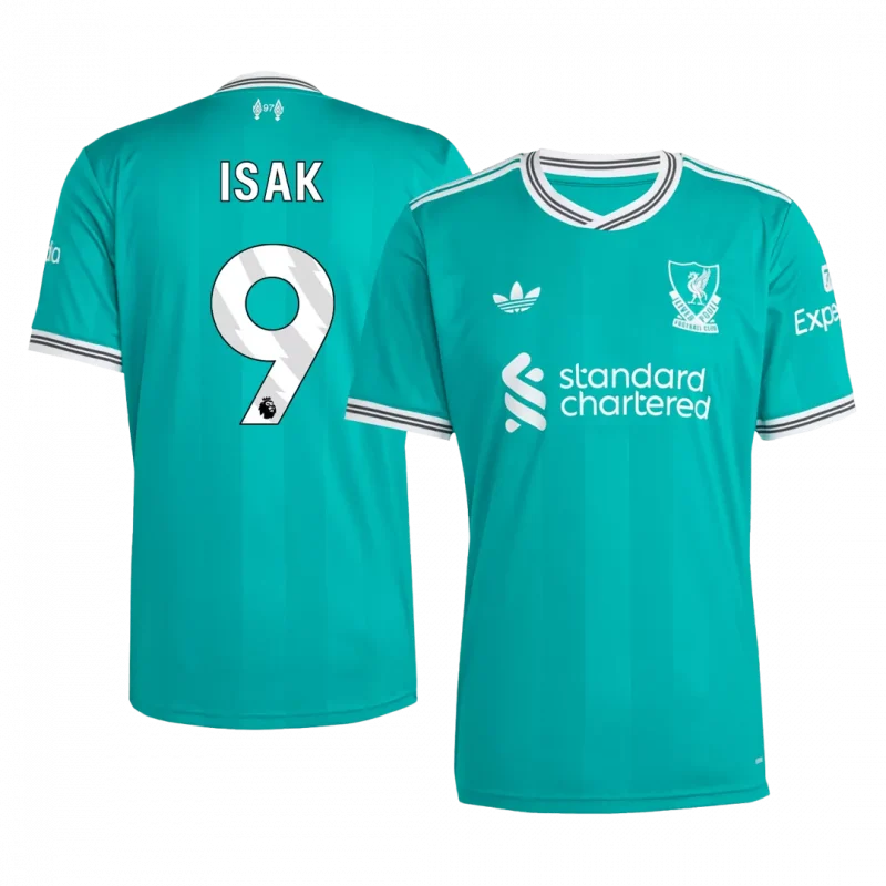 ISAK #9 Liverpool Third Away Soccer Jersey 2025/26