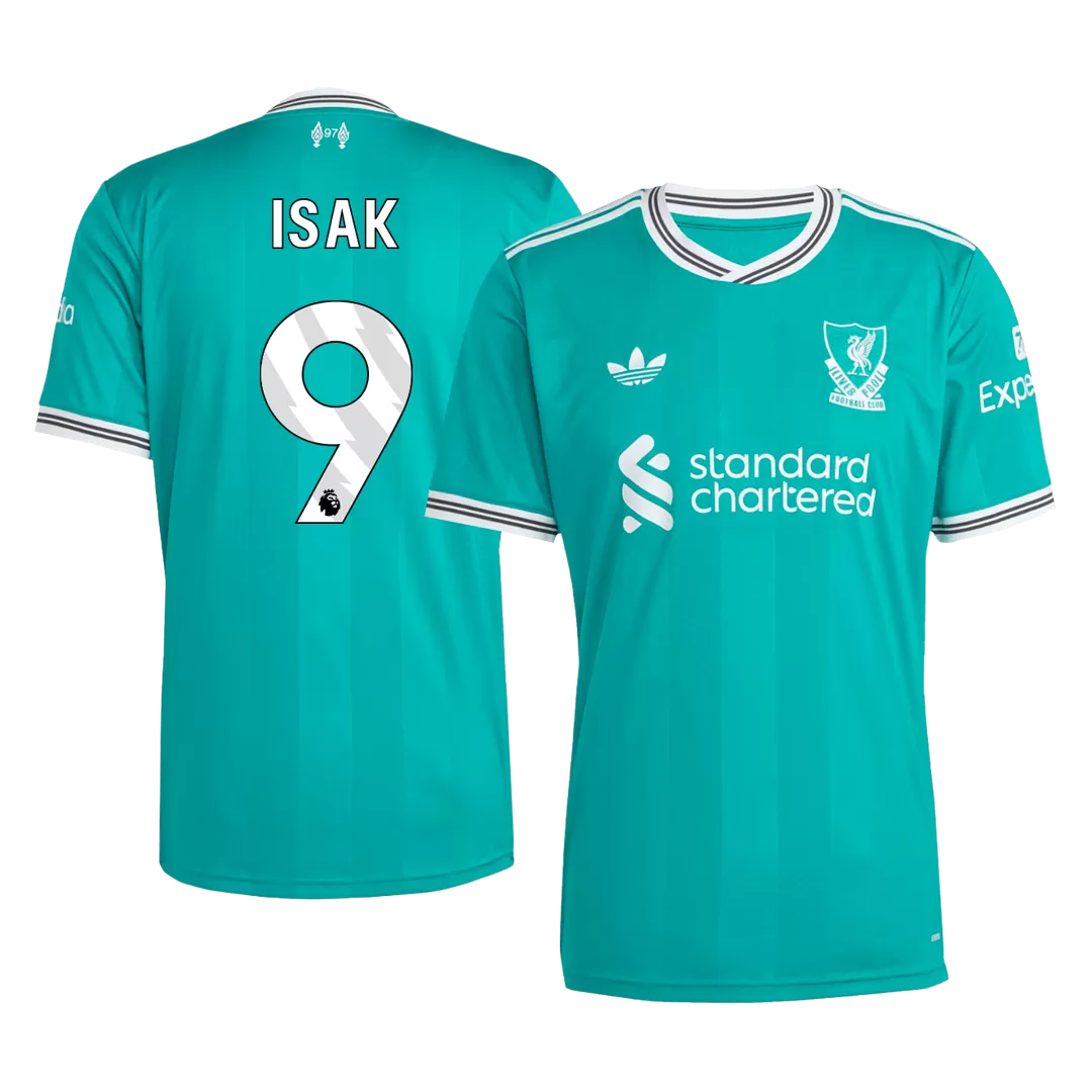 ISAK #9 Liverpool Third Away Soccer Jersey 2025/26