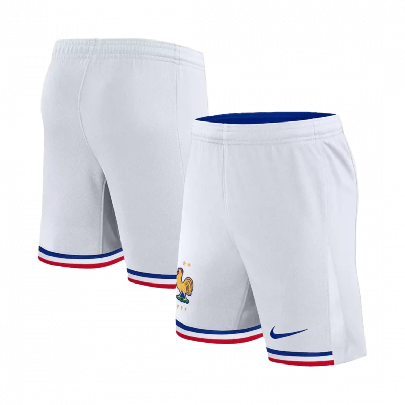 France Home Soccer Shorts