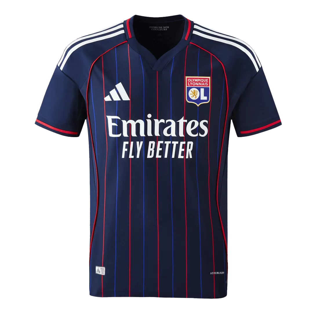 Olympique Lyonnais Away Authentic Soccer Jersey 2025/26 - Image 4