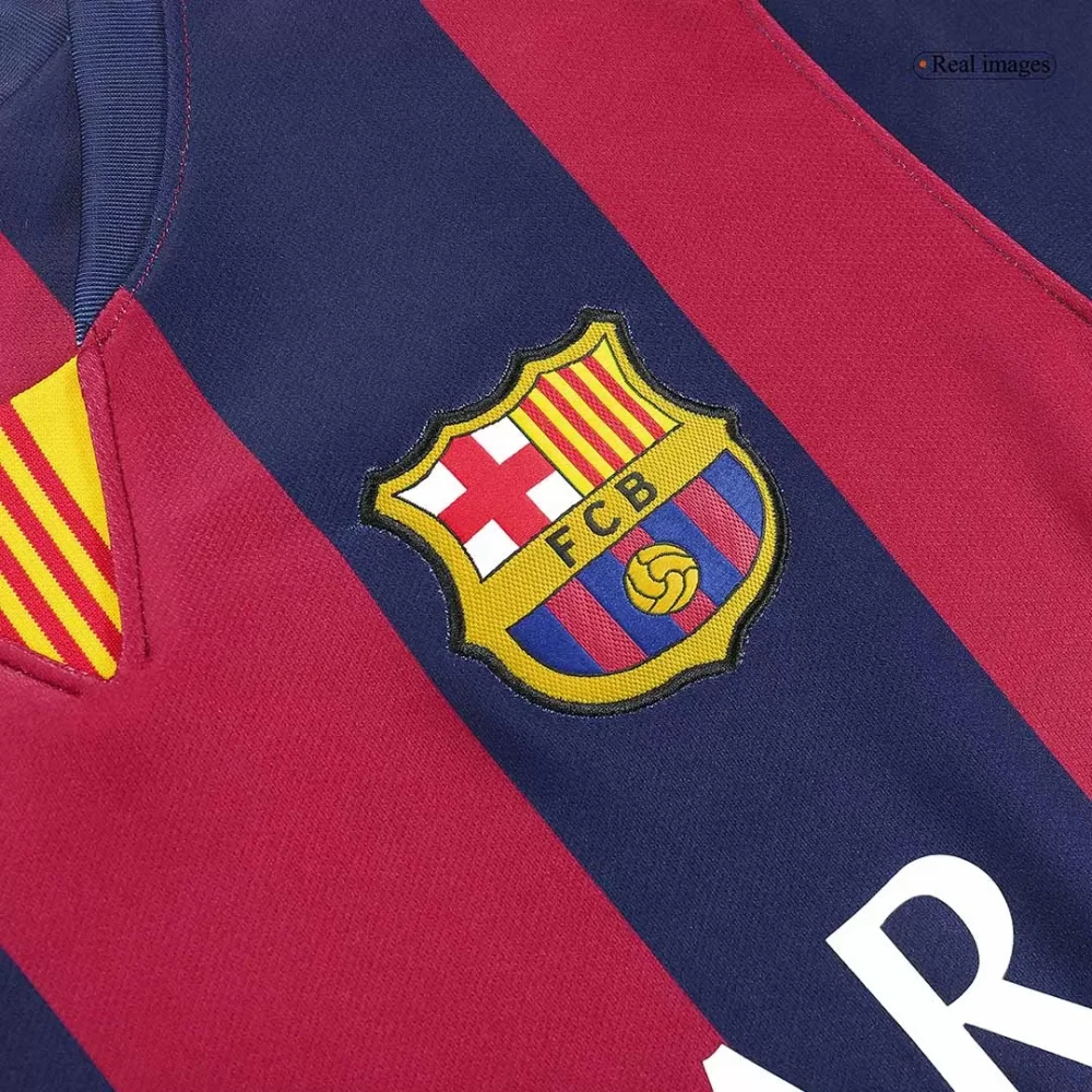 Vintage Soccer Jersey MESSI #10 Barcelona Home 2014/15 - Image 3