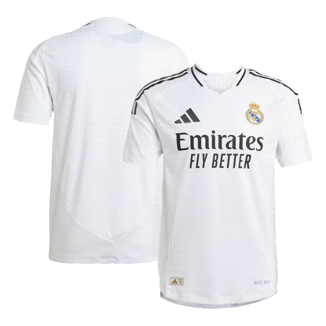 Real Madrid Home Authentic Soccer Jersey - Image 3