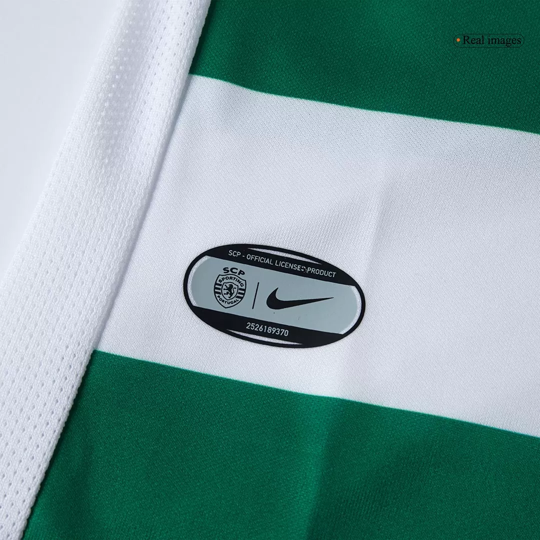 Sporting CP 2025/26 Home Soccer Jersey – Fans Version (Green & White) - Image 11