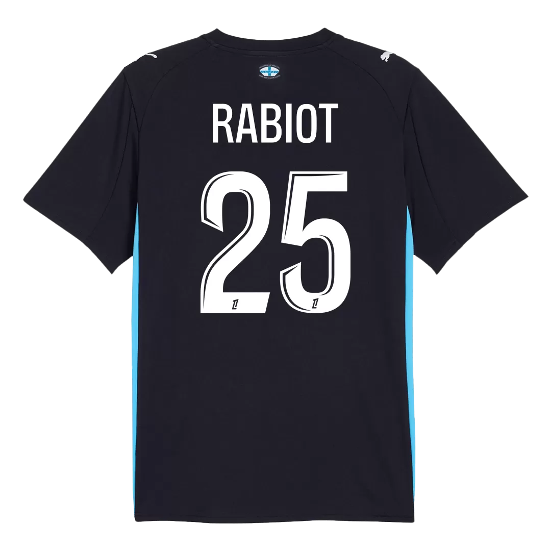 RABIOT #25 Marseille Away Soccer Jersey 2025/26 - Image 3
