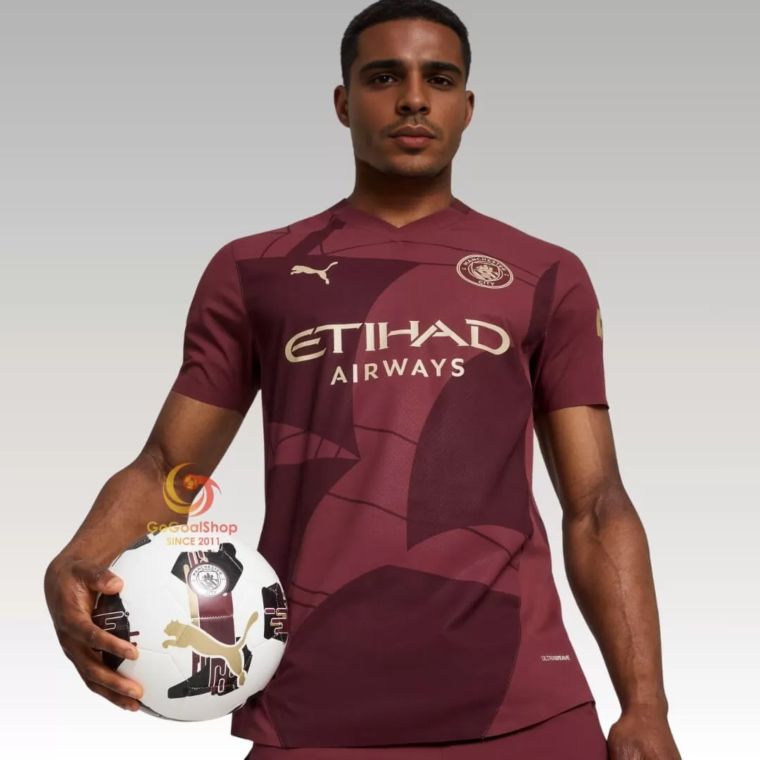 Manchester City Third Away Authentic Soccer Jersey - Image 3