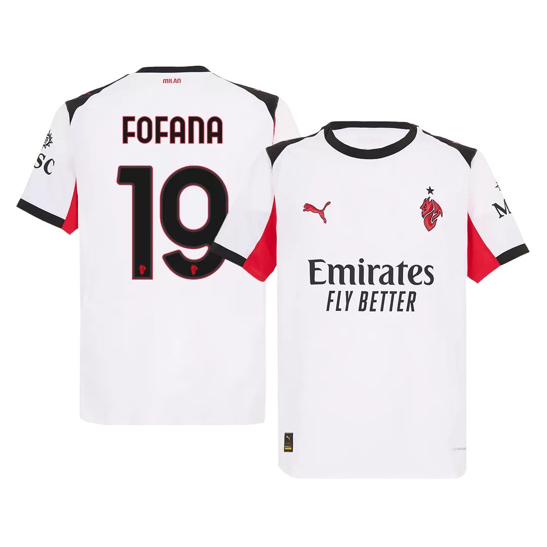 FOFANA #19 AC Milan Away Authentic Soccer Jersey 2025/26 - Image 4