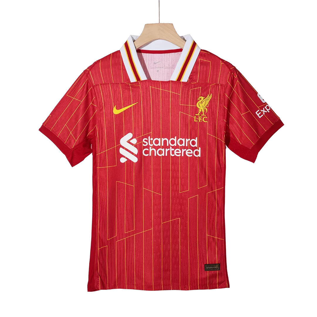 Liverpool Home Authentic Soccer Jersey - Image 4