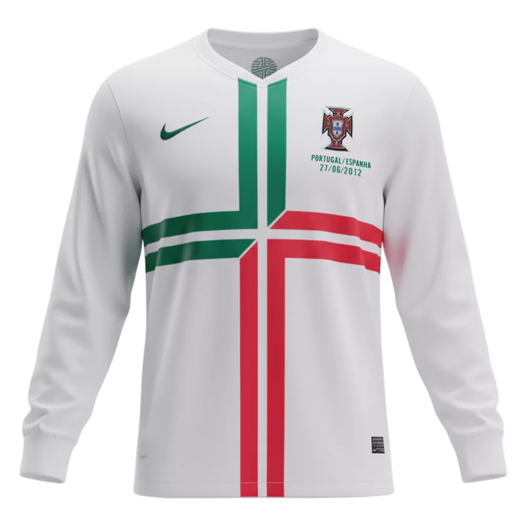 Retro Soccer Jersey Portugal Away Long Sleeve 2012 - Image 4