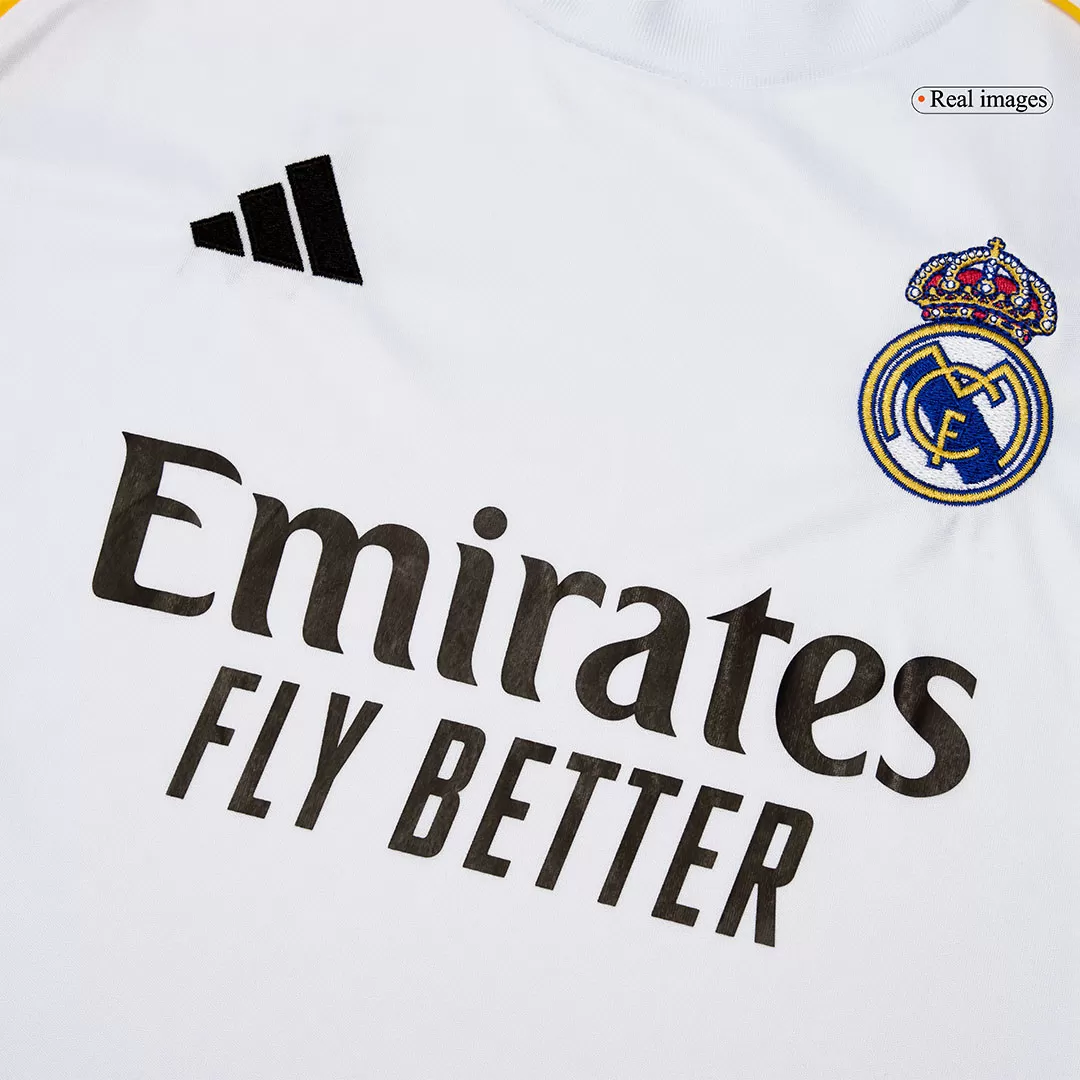 Real Madrid Home Long Sleeve Jersey 2025/26 - Image 10