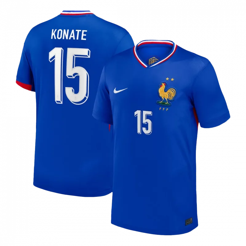 KONATE #15 France Home Soccer Jersey