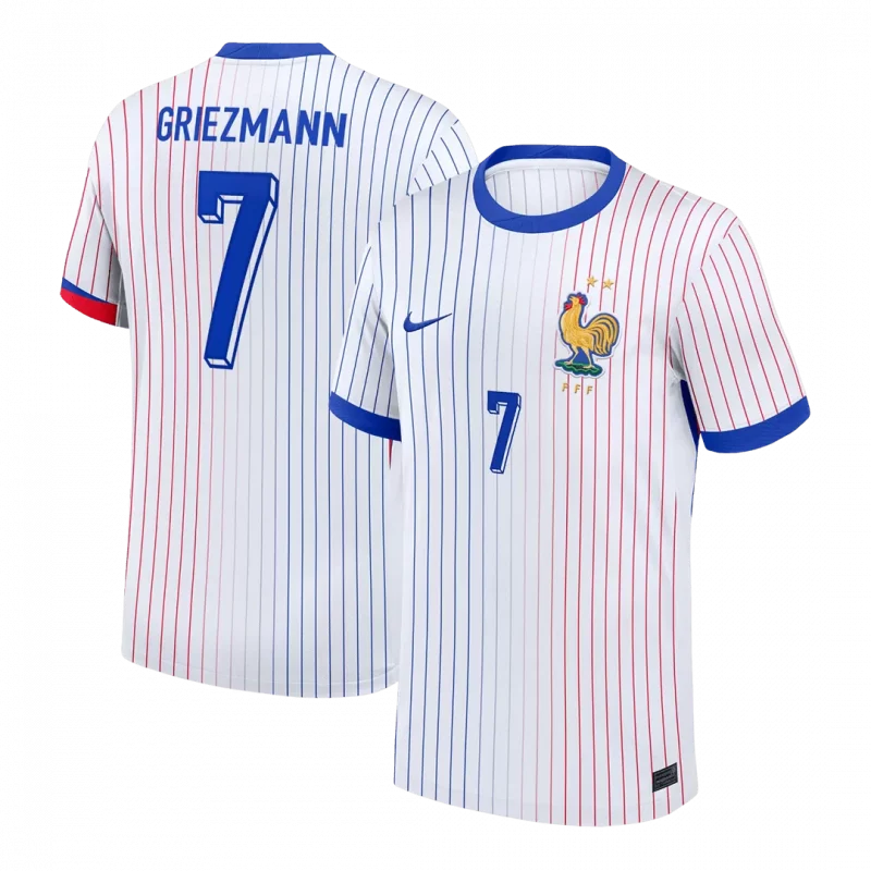 GRIEZMANN #7 France Away Soccer Jersey