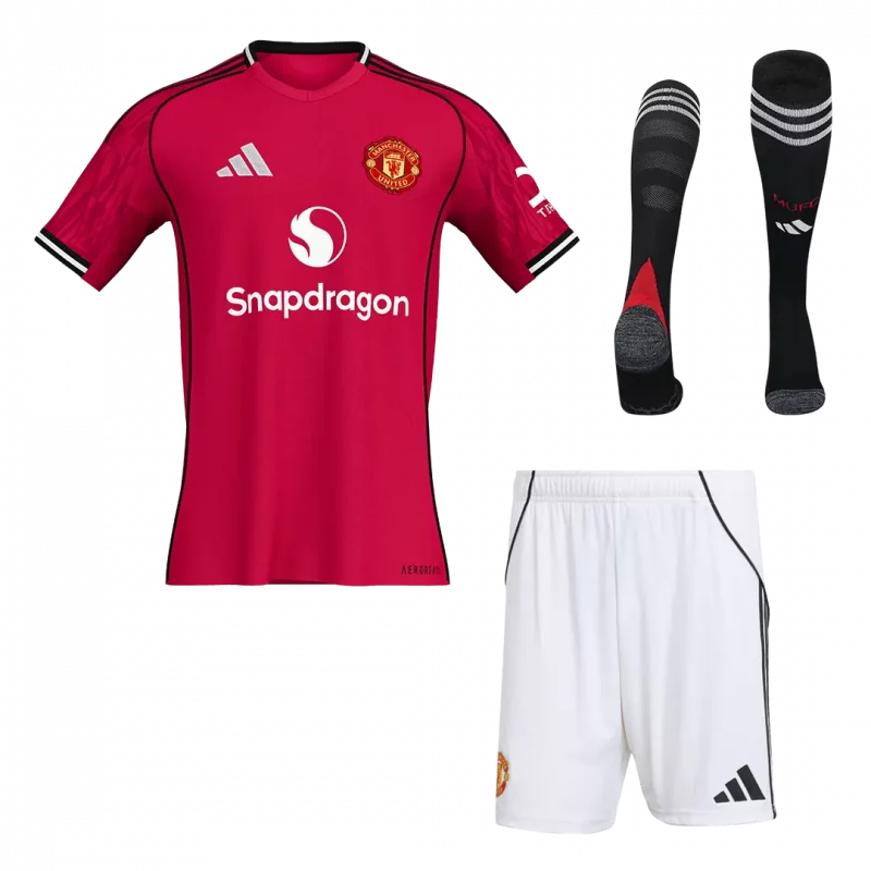 Manchester United Home Jerseys Full Kit 2025/26