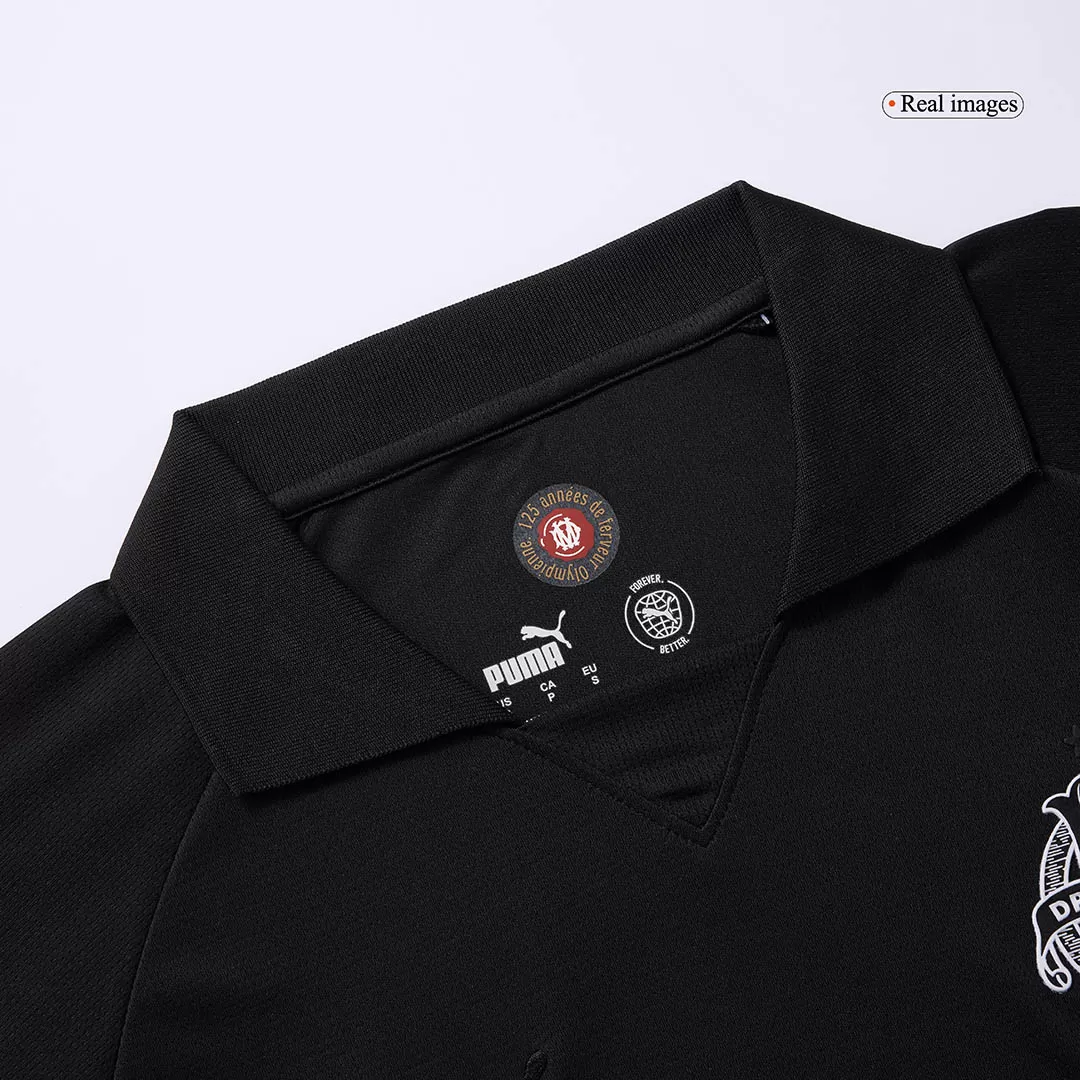 Marseille Goalkeeper Soccer Jersey Black - 125th Anniversary - Image 8