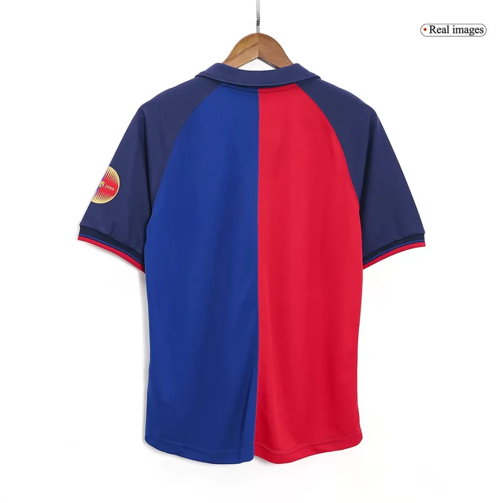 Vintage Soccer Jersey Barcelona Home 1999/00 - Image 2