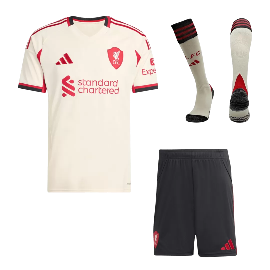 Liverpool Away Jerseys Kit 2025/26