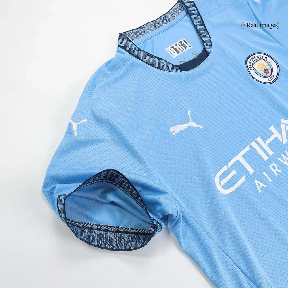 HAALAND #9 Manchester City Home Soccer Jersey - UCL - Image 6