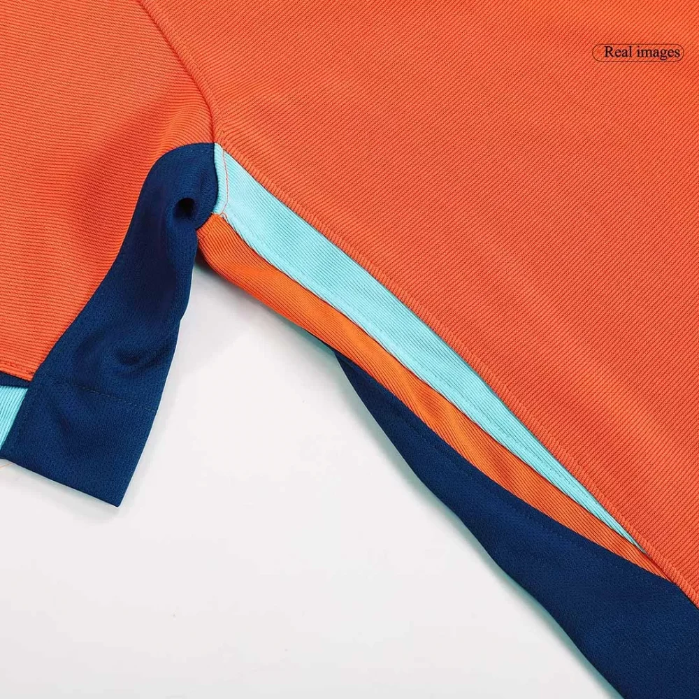 VIRGIL #4 Netherlands Home Soccer Jersey EURO - Image 7
