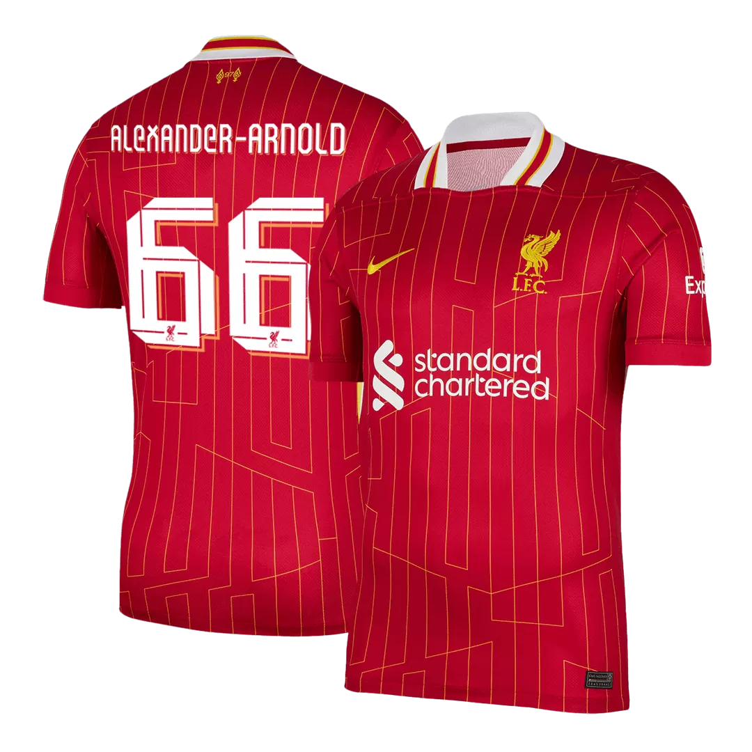 ALEXANDER-ARNOLD #66 Liverpool Home Soccer Jersey - UCL