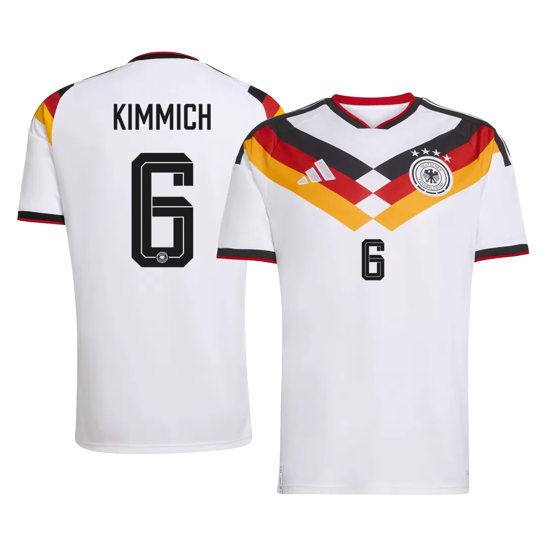KIMMICH #6 Germany Home Soccer Jersey World Cup 2026