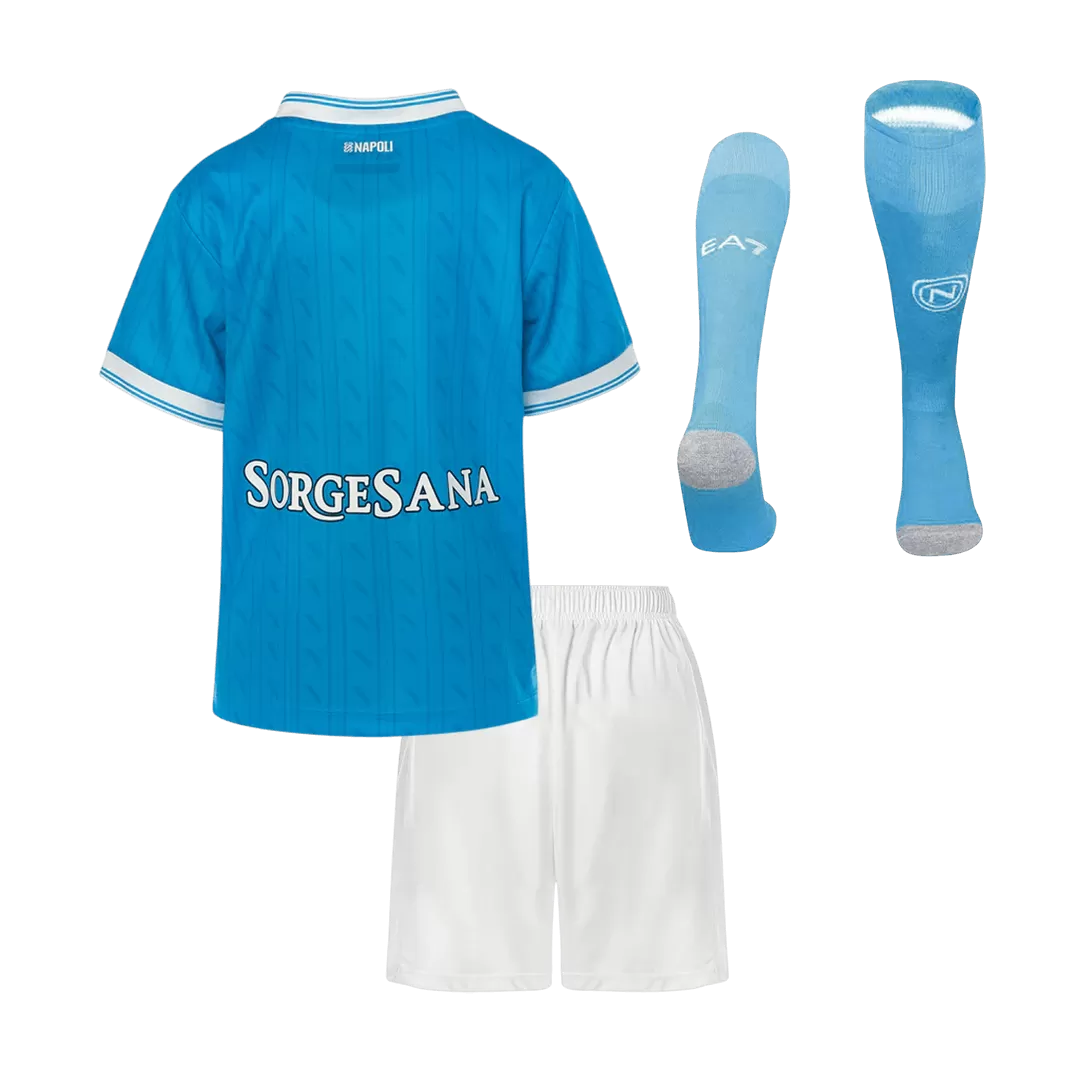 Napoli Home Kids Soccer Jerseys Full Kit 2025/26 - Image 2