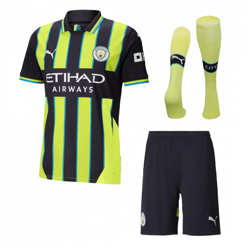 Manchester City Away Jerseys Full Kit