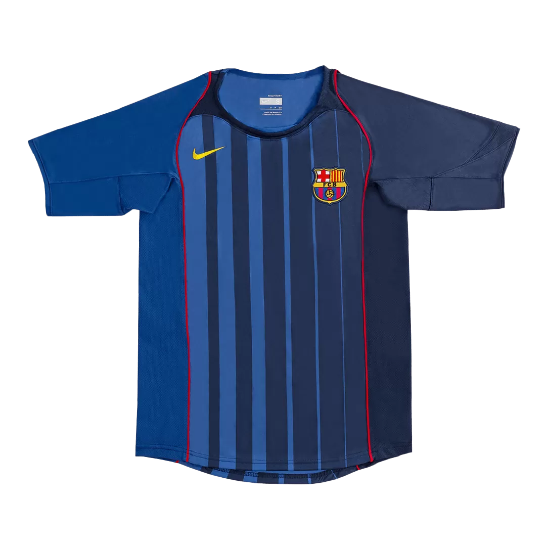 Vintage Soccer Jersey Barcelona Away 2004/05 - Image 3