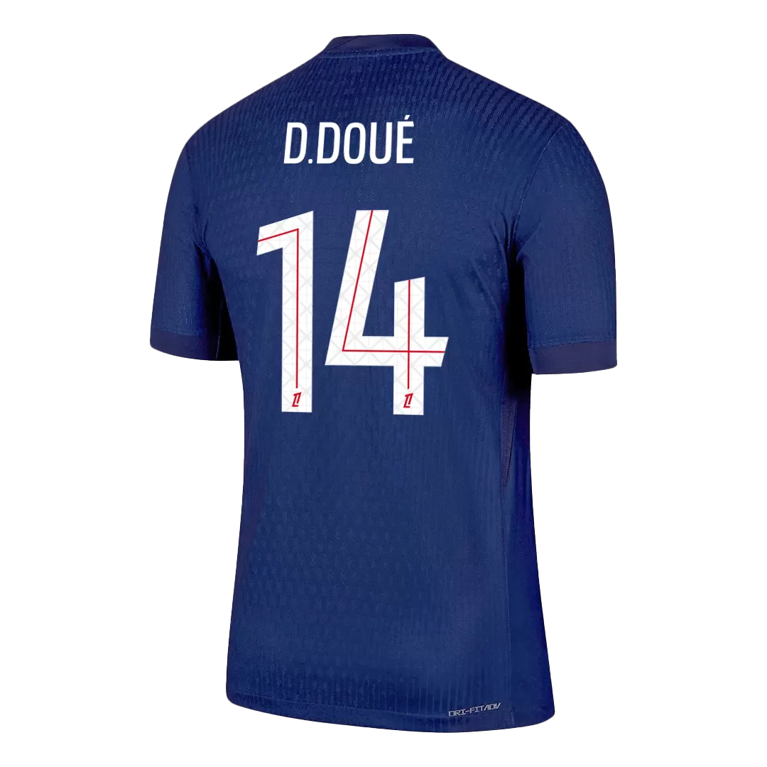 D.DOUÉ #14 PSG Home Authentic Soccer Jersey 2025/26 - Image 3
