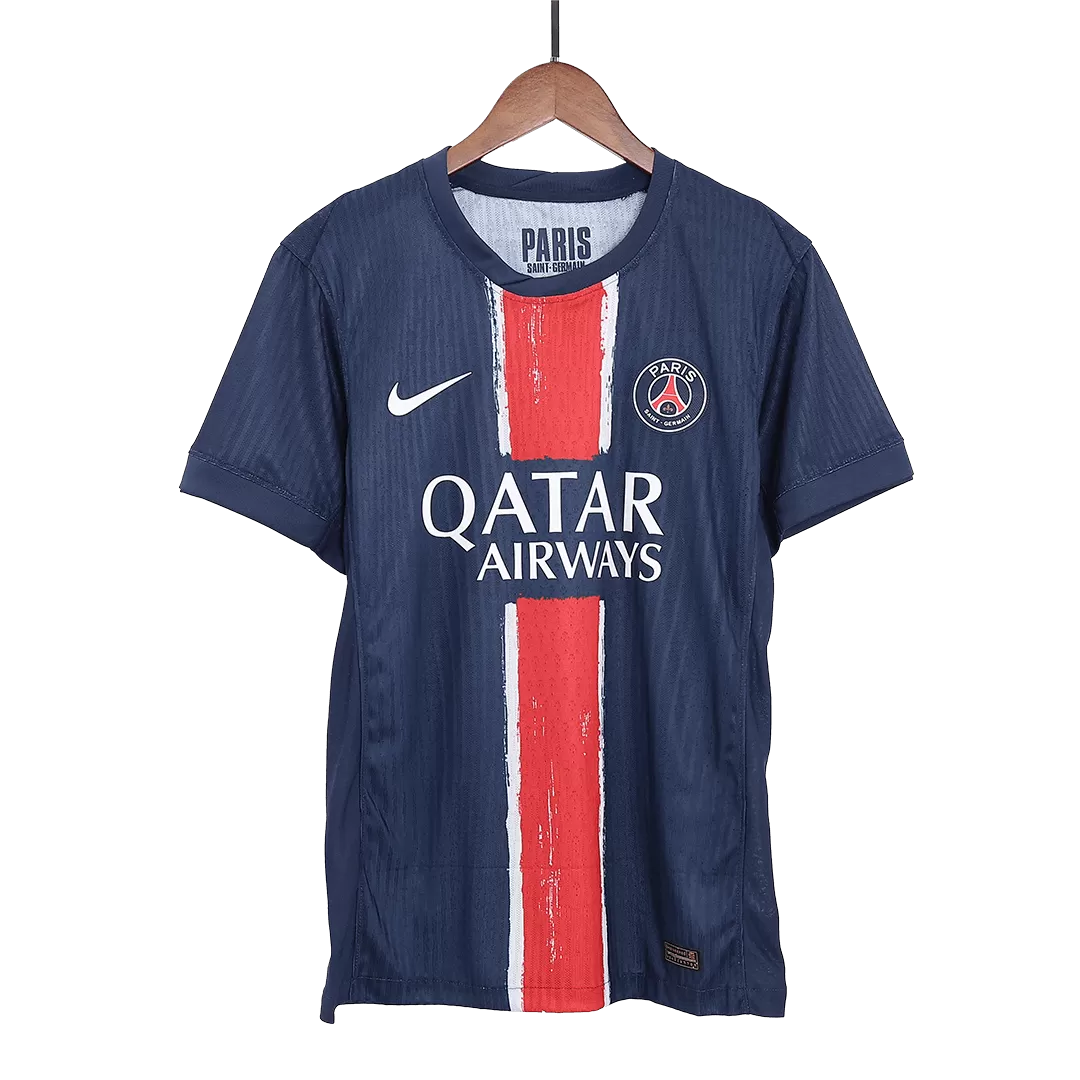 KVARATSKHELIA #7 PSG Home Authentic Soccer Jersey - Image 4
