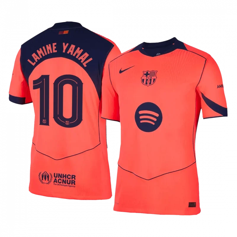 LAMINE YAMAL #10 Barcelona Third Away Authentic Soccer Jersey 2025/26 - UCL