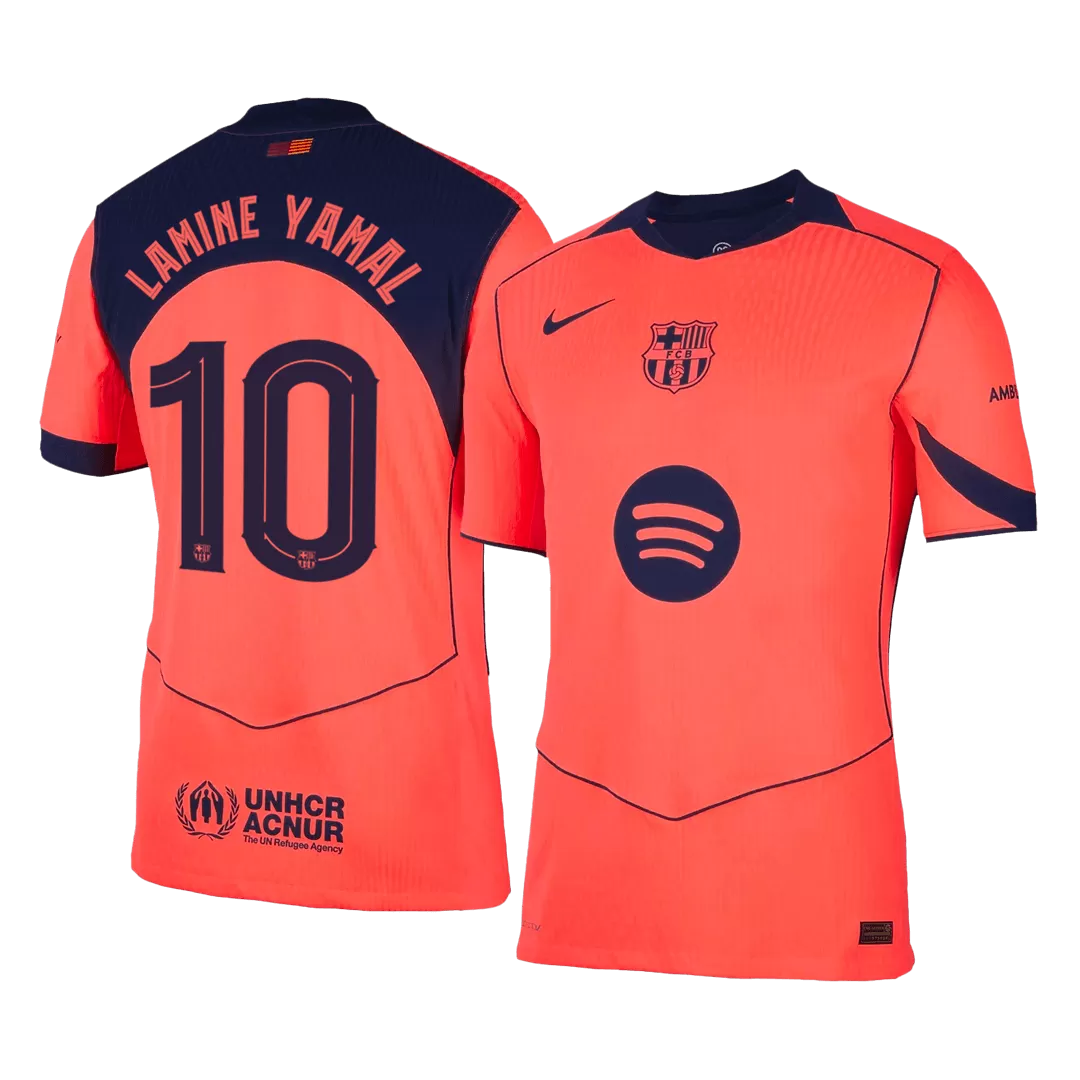 LAMINE YAMAL #10 Barcelona Third Away Authentic Soccer Jersey 2025/26 - UCL