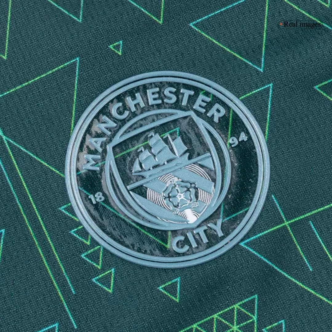 Manchester City Fourth Away Kids Soccer Jerseys Kit 2025/26 - Image 3