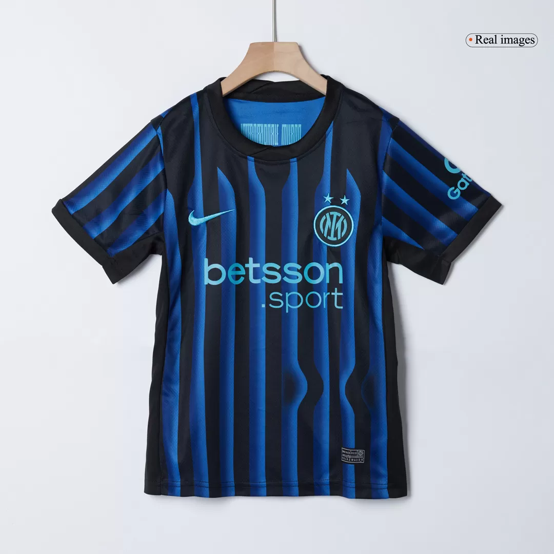 Inter Milan Home Kids Soccer Jerseys Kit 2025/26 - Image 4