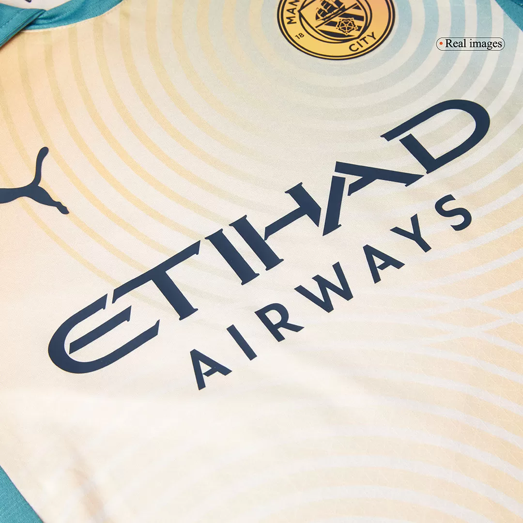 HAALAND #9 Manchester City Fourth Away Authentic Soccer Jersey- Definitely City (UCL) - Image 9
