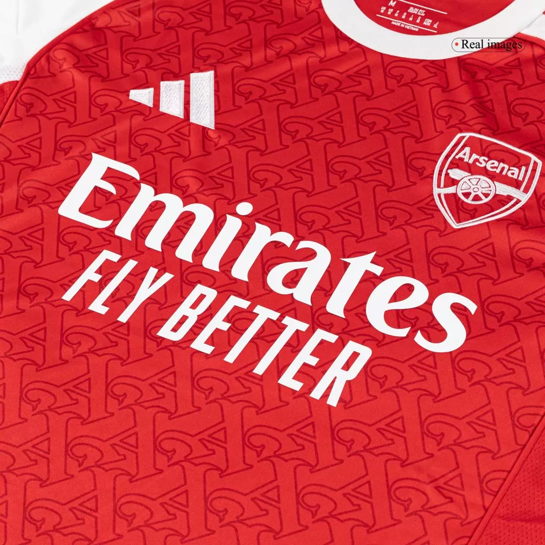 SALIBA #2 Arsenal Home Soccer Jersey 2025/26 - Image 7