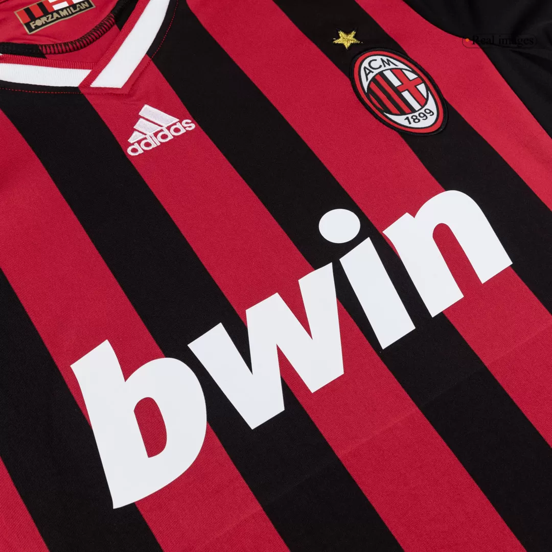 Retro Soccer Jersey AC Milan Home 2009/10 - Image 6
