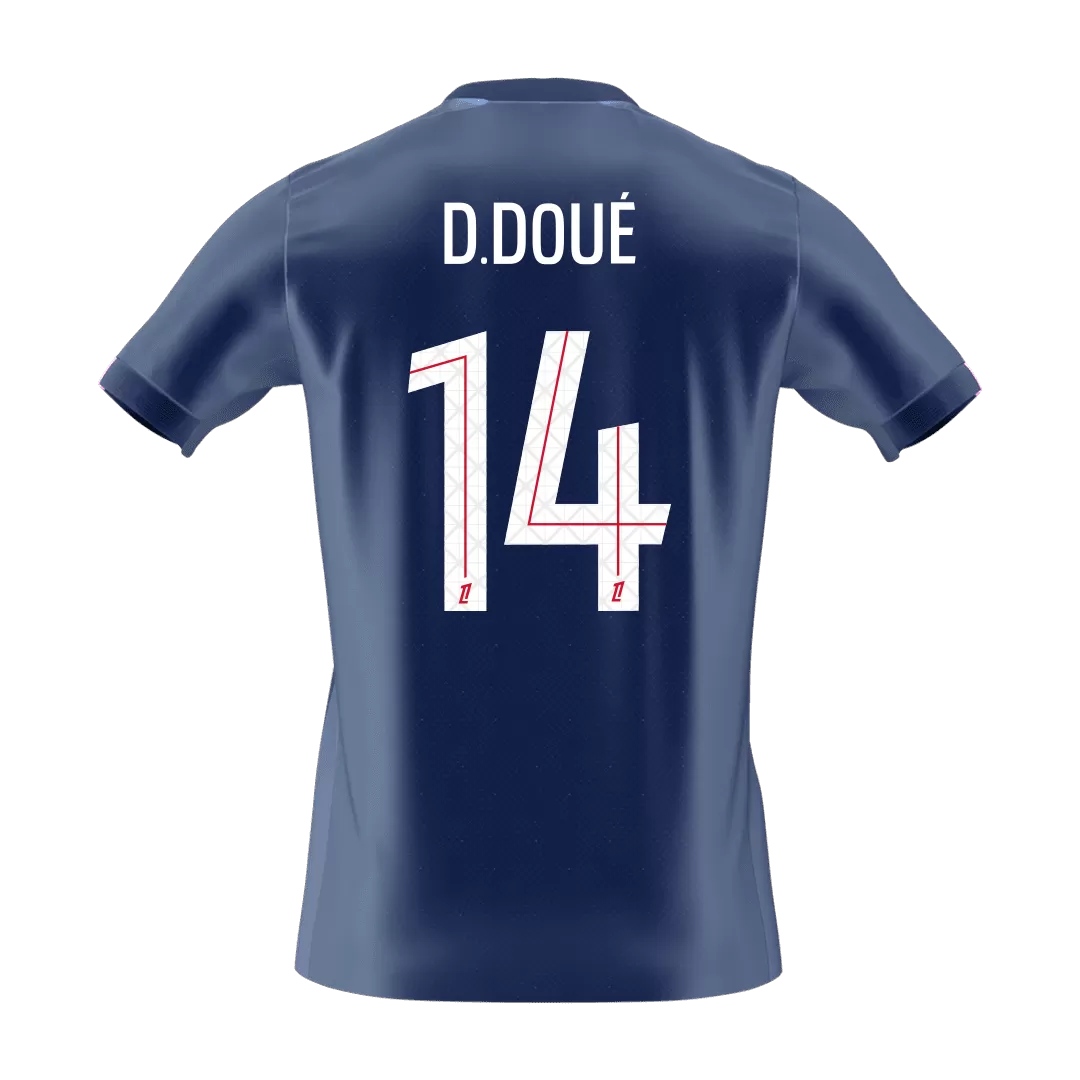 D.DOUÉ #14 PSG Home Soccer Jersey 2025/26 - Image 2