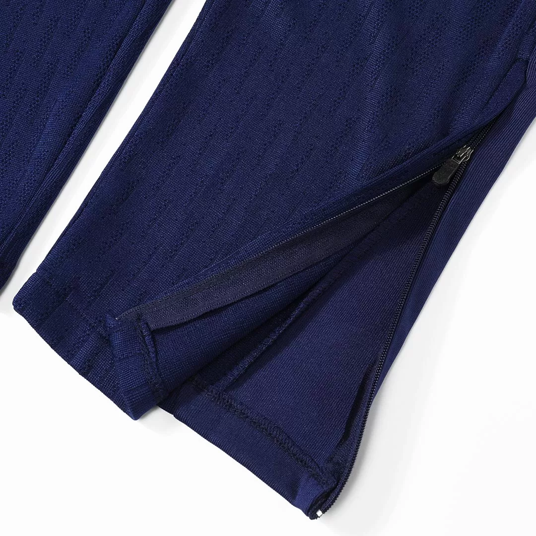 Barcelona 1/4 Zip Tracksuit 2025/26 Kids Black&Orange - Image 22