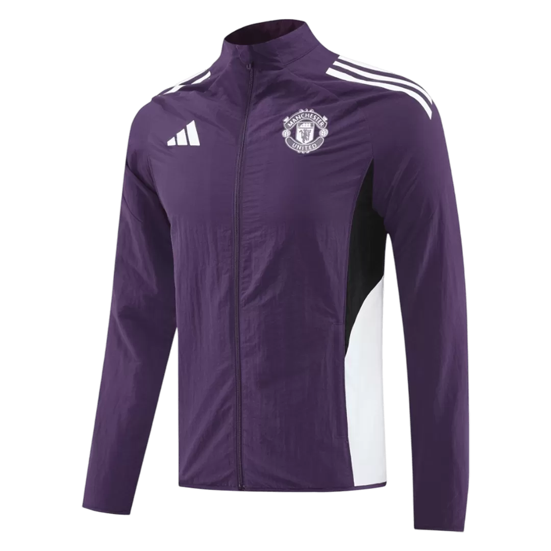Manchester United Windbreaker Jacket 2025/26 - Purple - Image 2