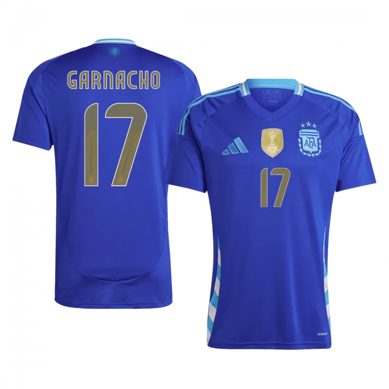 GARNACHO #17 Argentina Away Soccer Jersey