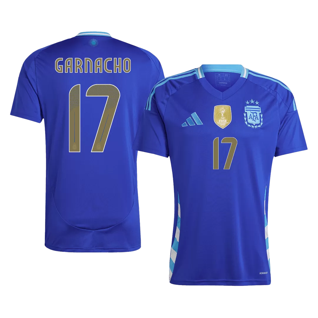 GARNACHO #17 Argentina Away Soccer Jersey