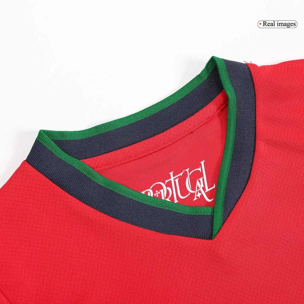 Portugal Home Kids Soccer Jerseys Full Kit EURO - Image 8