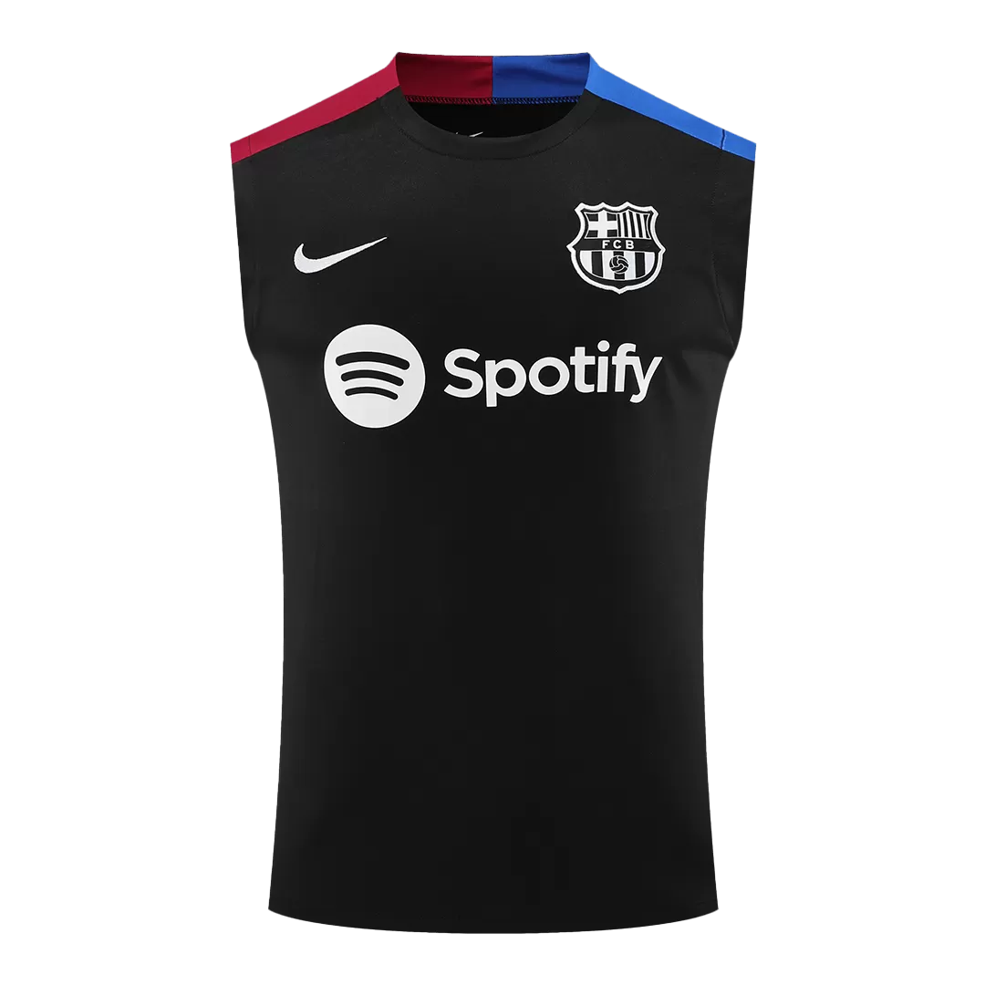 Barcelona Pre-Match Sleeveless Top Black