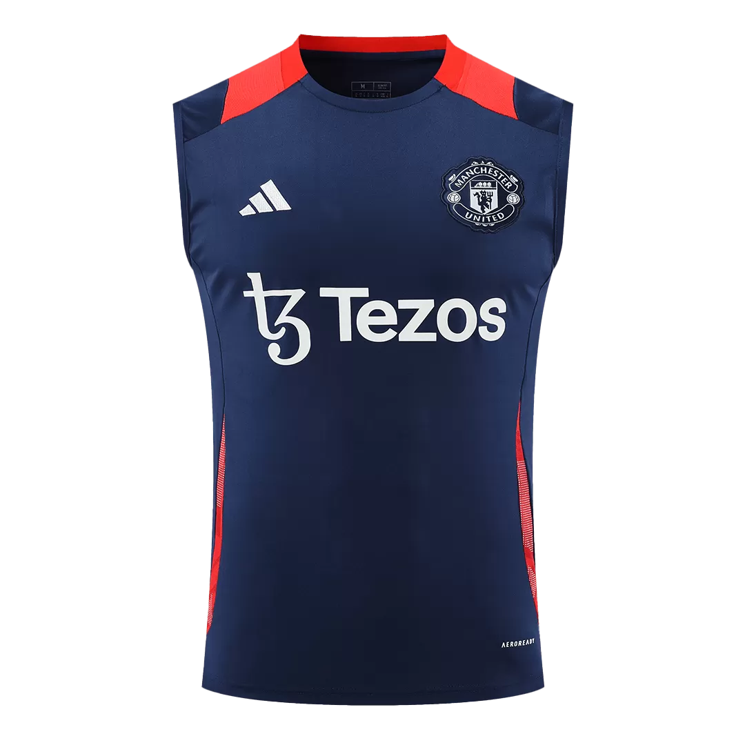 Manchester United Pre-Match Sleeveless Top Navy
