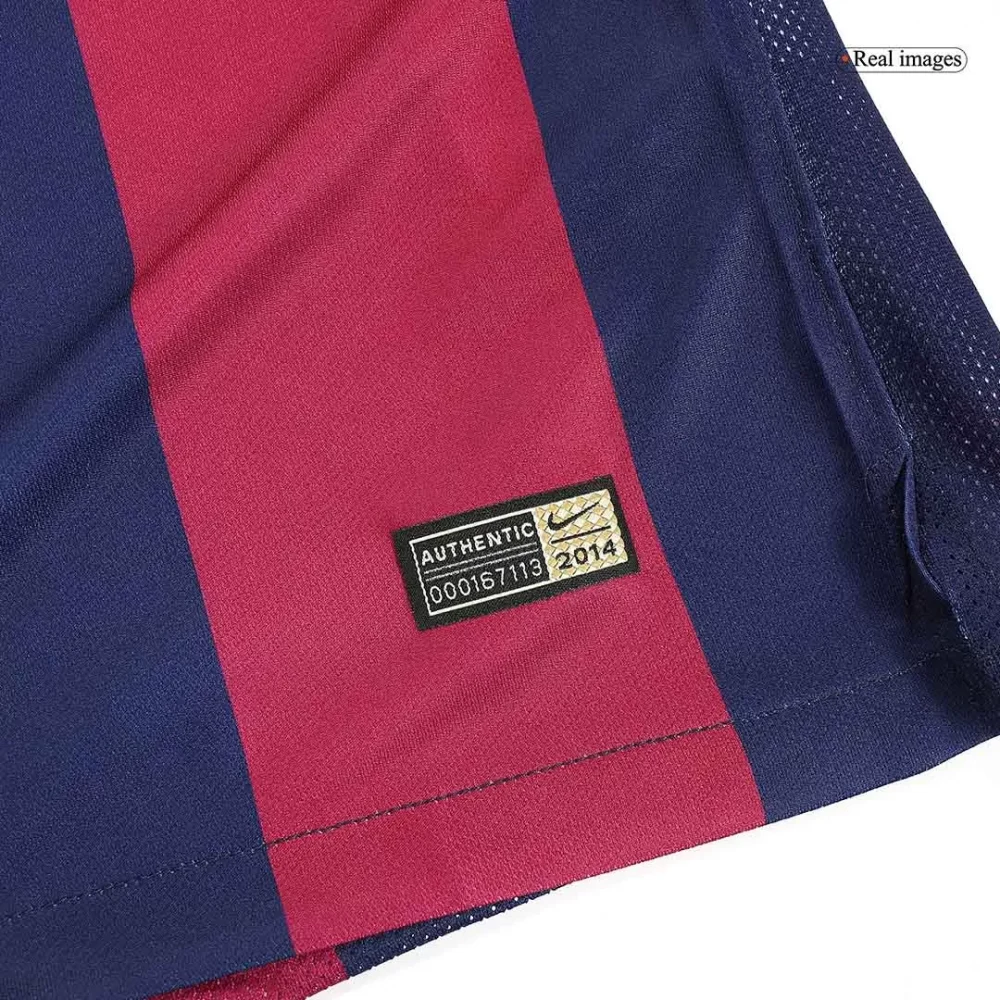 Vintage Soccer Jersey MESSI #10 Barcelona Home 2014/15 - Image 8