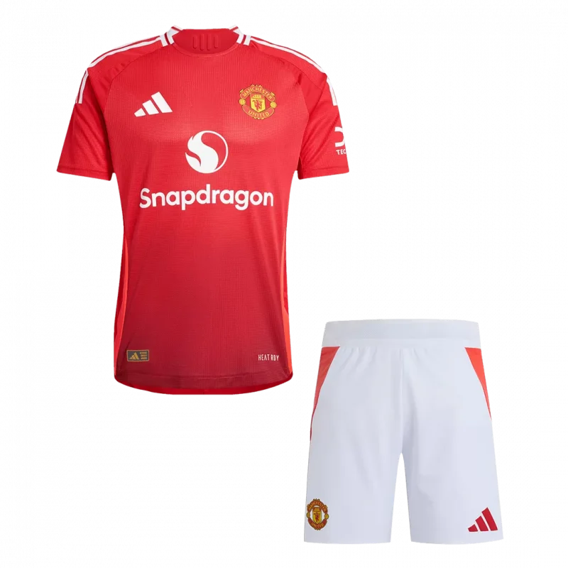 Manchester United Home Authentic Jerseys Kit