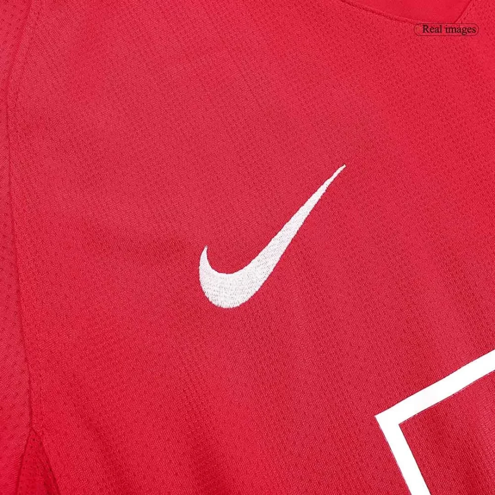 Vintage Soccer Jersey Manchester United Home Long Sleeve 2007/08 - Image 5