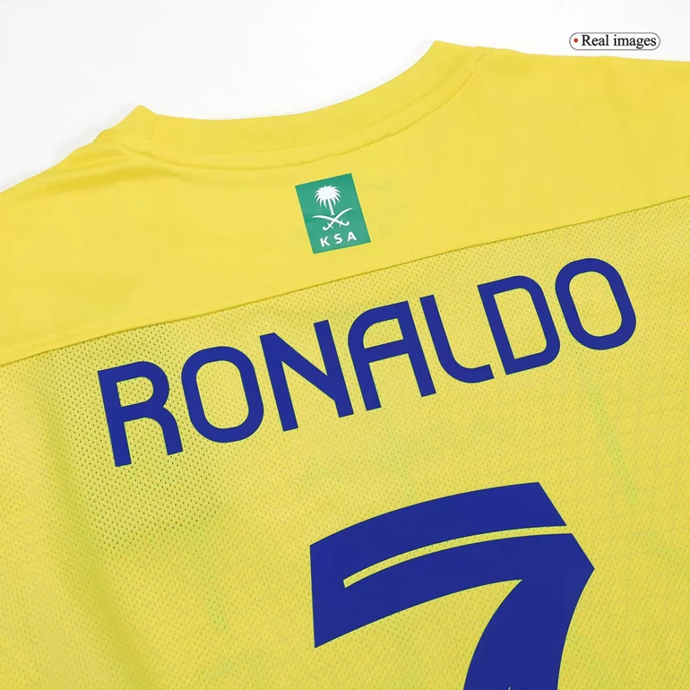RONALDO #7 Al Nassr Home Soccer Jersey 2023/24 - Image 8