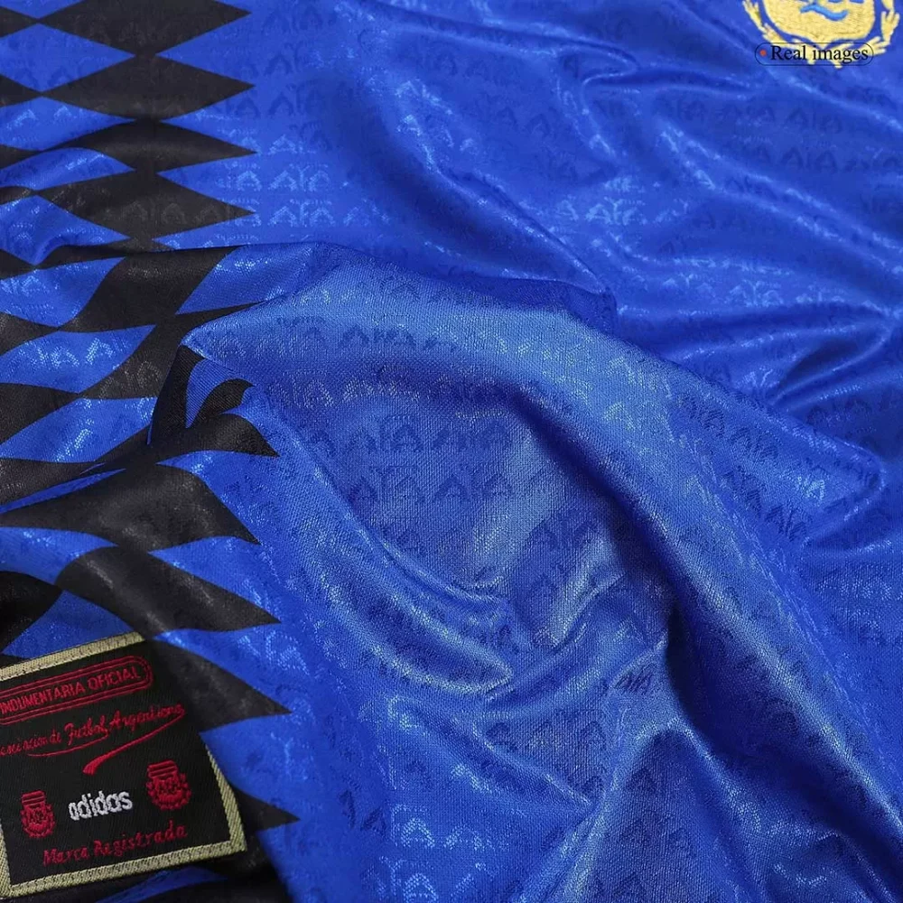 Vintage Soccer Jersey #10 Argentina Away 1994 - Image 3