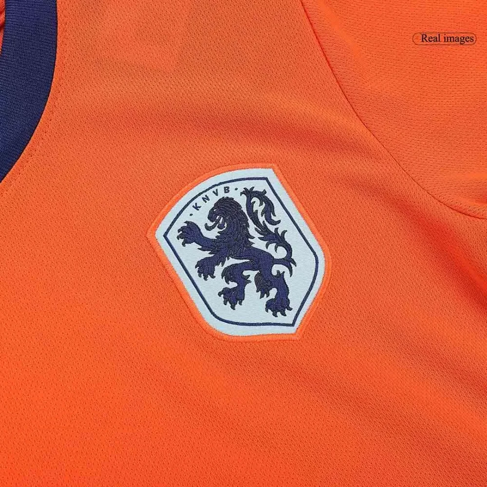 Netherlands Home Kids Soccer Jerseys Full Kit EURO - Image 9