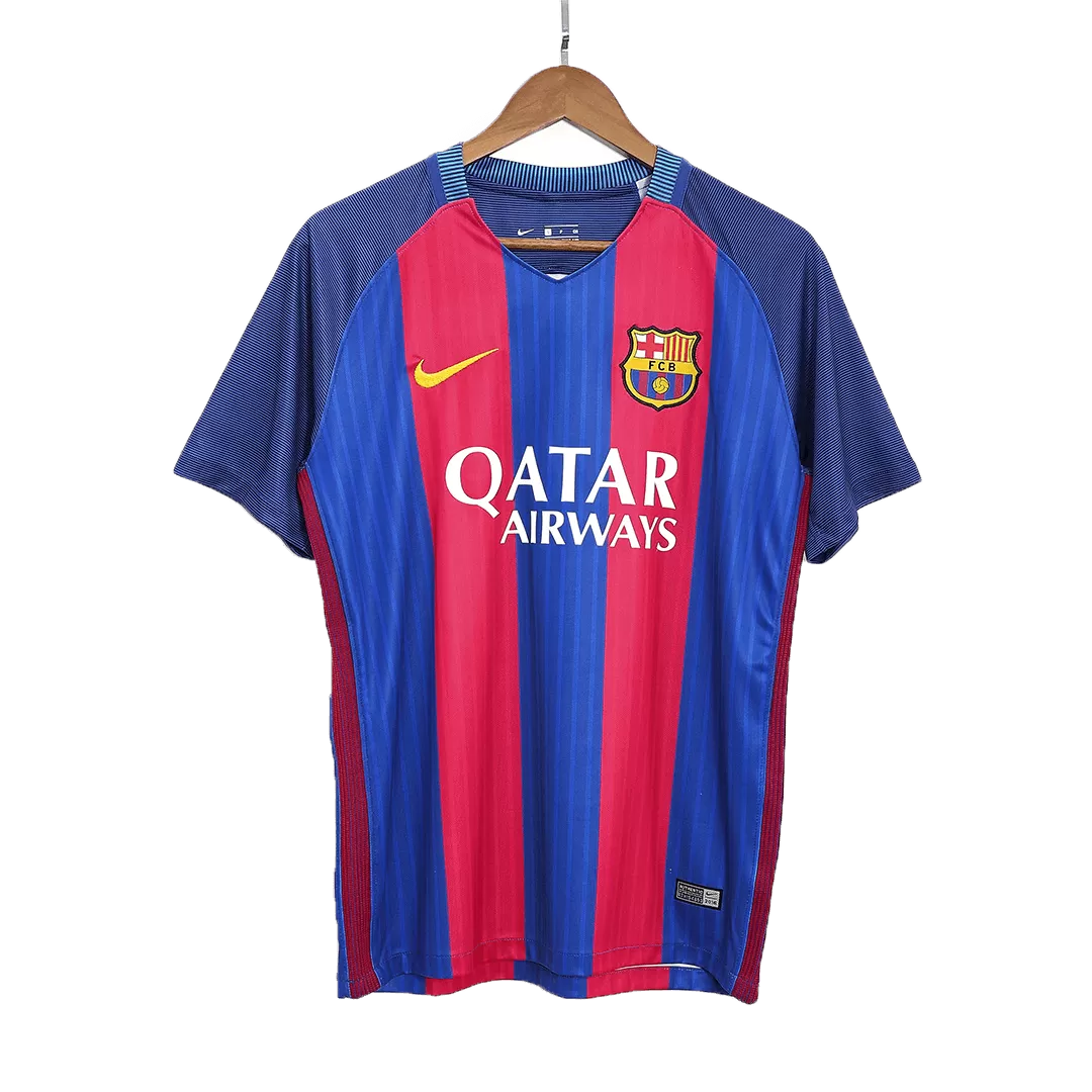Vintage Soccer Jersey Barcelona Home 2016/17